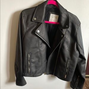 Women's Black Leather Jacket